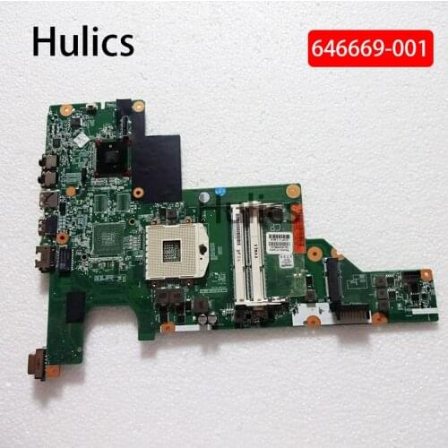 Hulics Original 646669-001 for HP CQ43 631 430 630 laptop motherboard HM55 integrated DDR3
