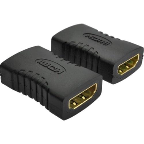 HDMI Cable Connector Female to Female Connector Extender Adapter Gold Plated Support 3D 1080P for Laptop Monitor PS3 Projector