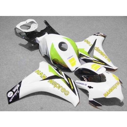 Injection mold Fairing kit for HONDA CBR1000RR 08 09 10 11 CBR 1000RR 2008 2009 2011 ABS green white Fairings set+7gifts HH28