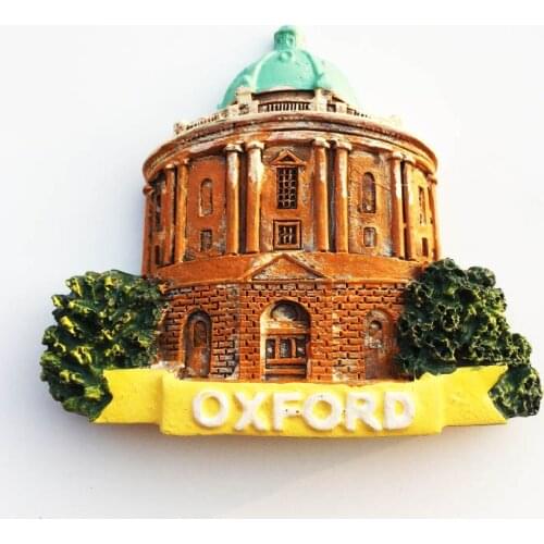 QIQIPP A magnetic refrigerator sticker for the Radcliffe Library, a landmark building in Oxford University, UK