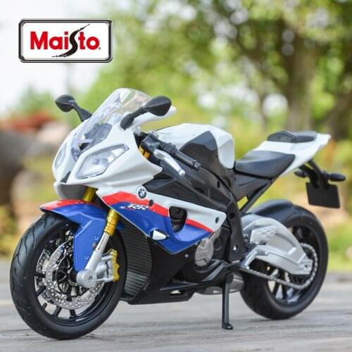 Maisto 1:12 BMW S 1000 RR Die Cast Vehicles Collectible Hobbies Motorcycle Model Toys