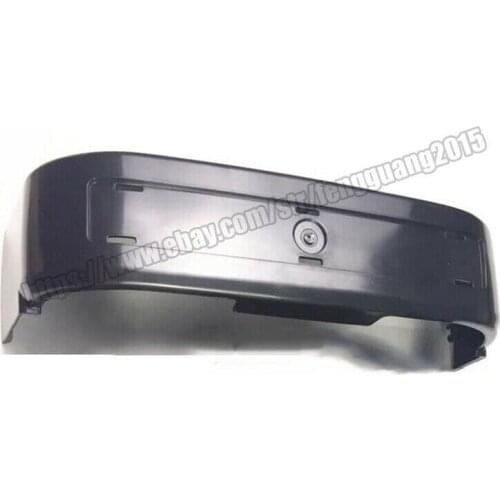 For Toyota Prado Fj120 2003-2009 ABS Black Rear License plate frame trim cover