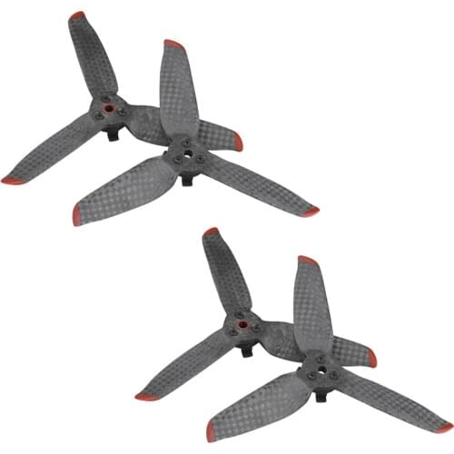 Mute Noise Reduction Paddle 3-Leaf Paddles Carbon Fiber Propeller Props for DJI FPV Drone Accessories