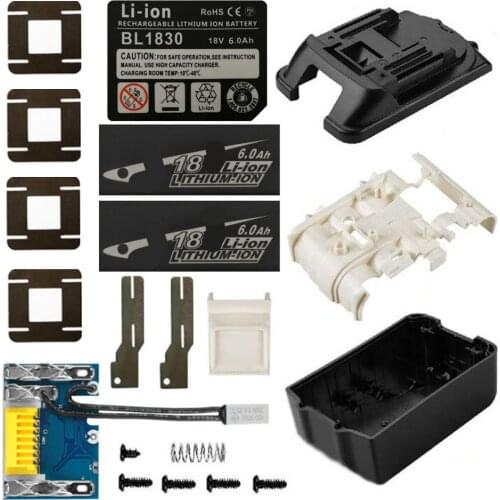Dawupine BL1830 Battery Plastic Case Charging Protection Circuit Board For MAKITA 18V 3Ah 6Ah BL1860 Li-ion Battery PCB Board