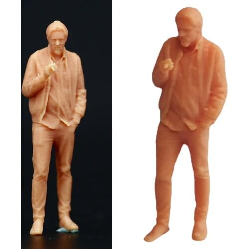 Resin 1/64 Scale Figure Diorama Scene Model Sand Table Prop Dolls Model Ornaments Character Figurine