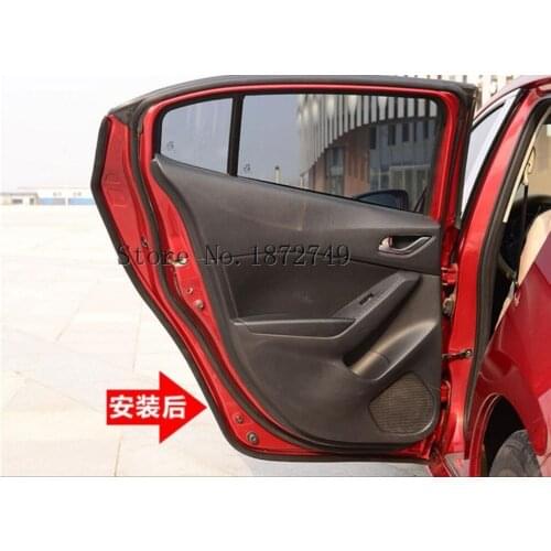 Rubber Car Front Rear Door Seal Strip Soundproof Door Sealing Edge Trim Sticker Fit For Toyota Camry 2018