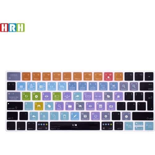 HRH Shortcut Hotkey Silicone Keyboard Skin Cover For Apple Magic Wireless Bluetooth Keyboard MLA22LL/A (A1644,2015 Released) +EU