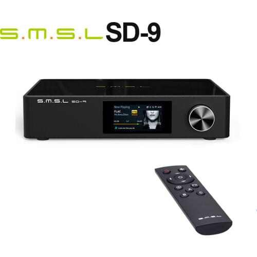 SMSL SD-9 Hi-Res MQA Full Decoding HIFI Network Bluetooth Music Player SD9 Support DSD WAV APE FLAC AIFF