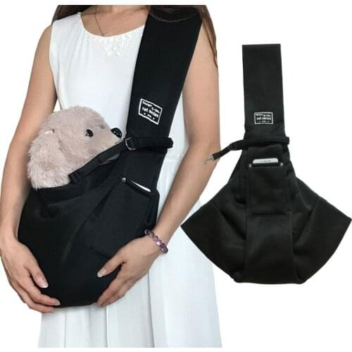 Pet Puppy Carrier Bag Outdoor Travel Transporter Bag Dog Shoulder Bag Mesh Oxford Single Comfort Sling Handbag Tote 75*50cm 2022