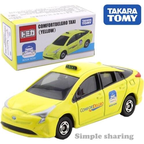 Takara Tomy Tomica Singapore Taxi Toyota Prius Comfortdelgro yellow Hot Pop Kids Toys Motor Vehicle Diecast Metal Model
