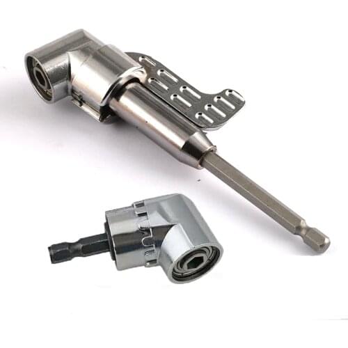 1pc Right Angle Drill 105 Degree Right Angle Driver Angle Extension Power Screwdriver Drill Attachment 1/4inch Hex Bit Drill Bit
