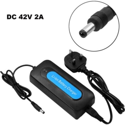 42V 2A Lithium Battery Power DC Charger Adapter for 36V E-bike Electric Bicycles fit Electric Scooter Wheelchair UK STOCK