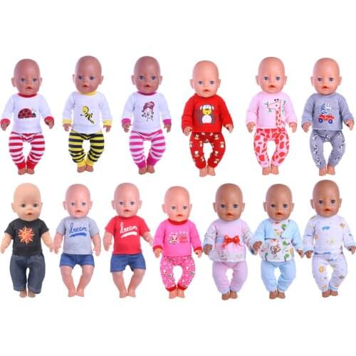 13 PCS Doll Clothes Accessories Home Service For 18 Inch American&43Cm Baby New Born Doll Our Generation , For Baby Gift