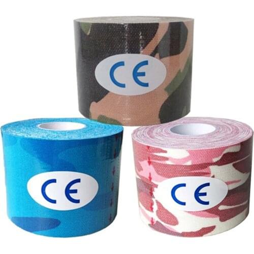 5cm*5M One Roll Colorful Elastoplast Athletic Elastic Kinesiology Sports Tape Muscle Tape Finger Joints Pain Care Therapeutic