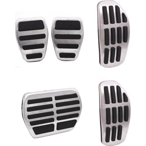 Car Styling Brake Fuel Accelerator Clutch Pedal Cover For Nissan X-trail Rogue T32 2013 2014 -Now Qashqai J11 2015 2016 -ON