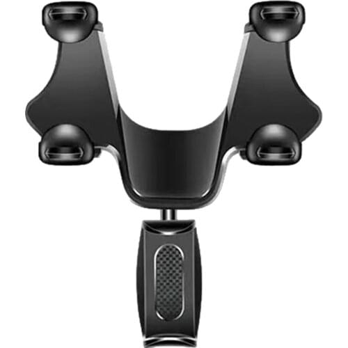 Car Rearview Mirror Mobile Phone Holder Support 360 Degree Rotated Multifunctional GPS Holder Auto Interior Decoration