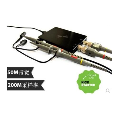 DSCope C20P 200MHz USB Digital Oscilloscope 2 Channel Bandwidth 50MHz Sampling Rate 200MSa/s