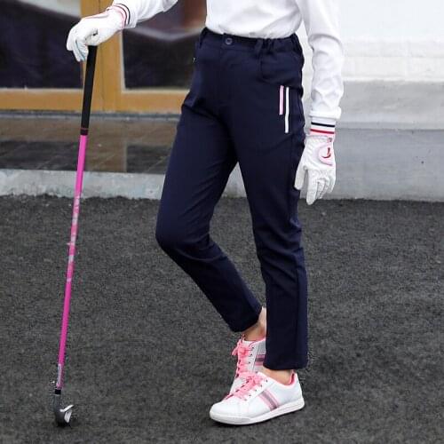 Spring Autumn Children Golf Training Pants Boys Girls Long Pants High Elastic Waist Sweatpants Girls Golf Trousers D0857