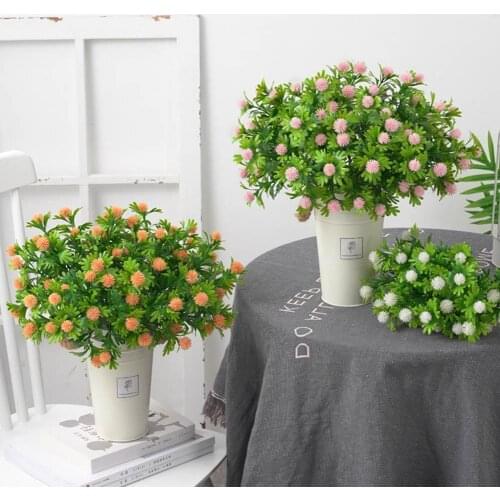 1Pc Artificial Flower Leaf Fake Berry DIY Garden Party Home Wedding Craft Decor Offices Artificial Flower Weddings Decor