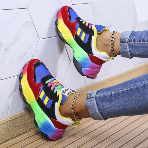 Zapatos De Mujer New Casual Thick-soled Sneakers Womens Shoes Womens Soft and Breathable Air Cushion Loafers Ladies Sneakers