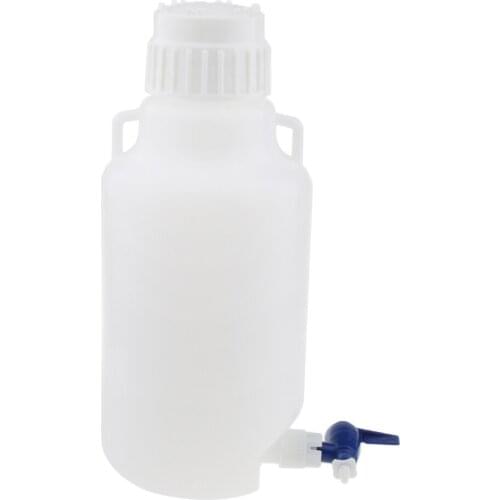 Lab Round Seal Liner Reagent Bottle With Faucet For Chemistry Laboratory 5L