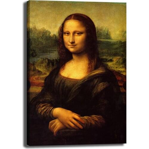 Wall Hanging Decoration Art Mona Lisa Oil Painting Home Decoration Modern Spray Painting posters and prints canvas wall art