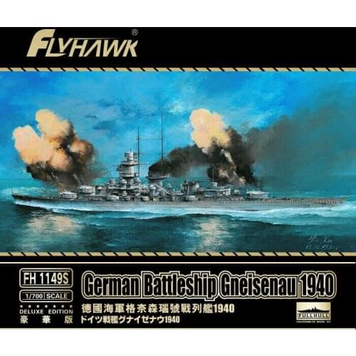 Flyhawk FH1149S 1/700 German Battleship Gneisenau 1940