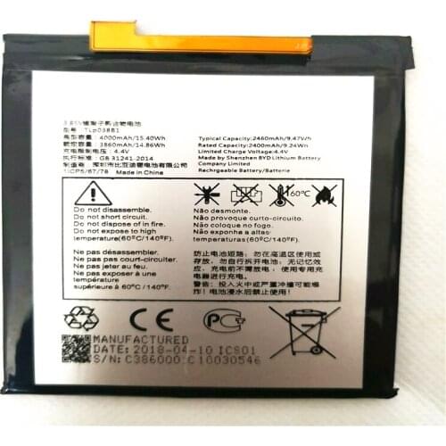 New 4000mAh TLp038B1 Replacement Battery for Alcatel A7 Mobile Phone Batteries with Repair Tools