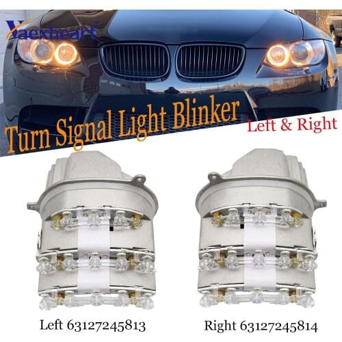 NEW 63127245813 63127245814 / 7245813 7245814 For BMW E90 E91 2009-2011 LED LCI Insert Turn Signal Light Blinker Left / Right