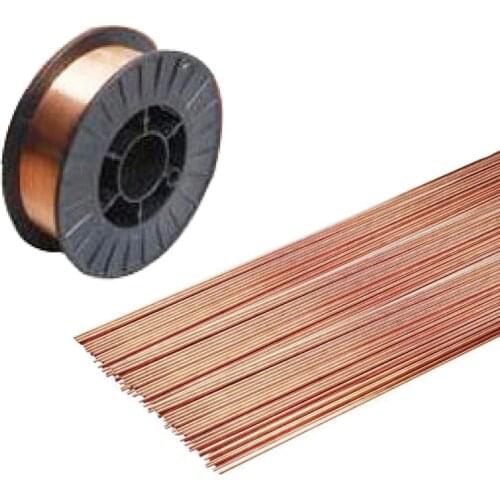 Gas welding rods copper coated mild steel 0.8mm 1.0mm 1.2mm 1.6mm 2.0mm 2.5mm 3.2mm CCMS MIG welding wire electrodes filler rod