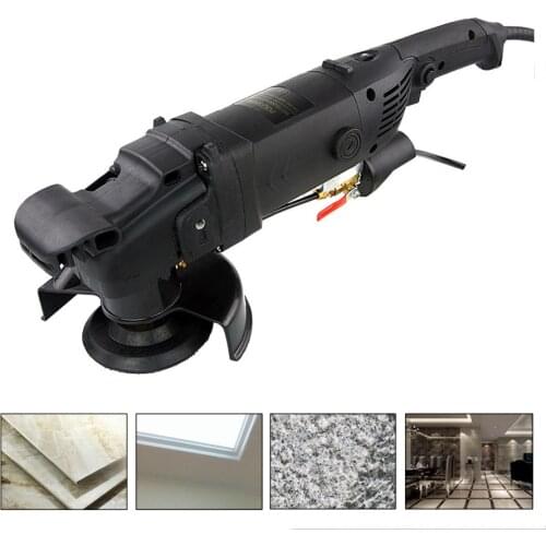 1200W 220V Stone Wet Polisher Wet Angle Grinder Water Injection Machine for Granite Concrete Marble
