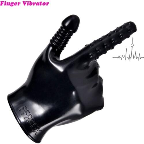 Magic Glove Finger Vibrator, Fist Sleeve G Spot Clit Vibrator Clitoris Stimulator Sex Toys For Women Fast Orgams Massager Wand