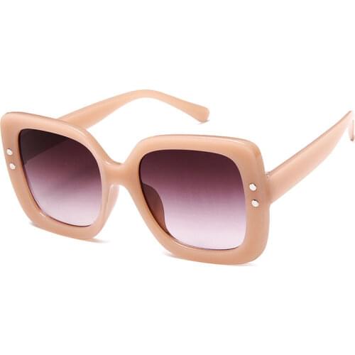 Women Oversized Sunglasses Brand Design Fashion Women Square Sun Glasses Vintage Ladies Shades Eyewear Oculos De Sol