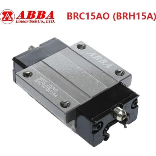 10pcs Original Taiwan ABBA BRC15AO/BRH15A Linear Flange Block Carriage Linear Rail Guide Bearing for CNC Router Laser Machine