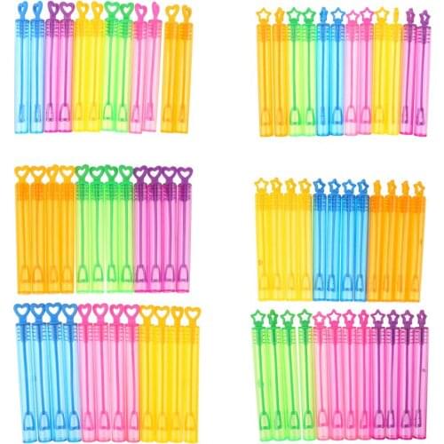 12/24pcs Love Heart Star Wand Tube Bubble Soap Bottles Kids Playing Fun Toy Wedding Birthday Christmas Party Decoration Dropship