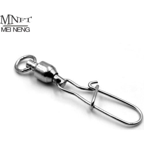 MNFT 12Pcs Stainless Steel Snap Swivel Fishing Accessories Solid Ring Terminal Tackles Connector Rig 0 # -8 # Optional