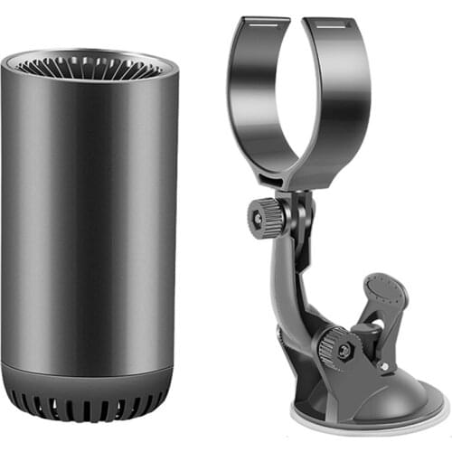 12V 2 In 1 Portable Car Heater Fast Heating Car Heater Ventilation Car Heater Windshield Fan Electric Travel Car Fan