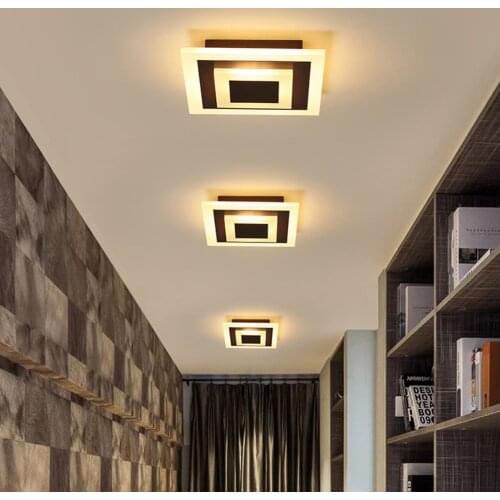 Acrylic Living Room Lights LED Ceiling Lamp White/Neutral /Warm Lighting 20 Diameter LED Ceiling Lights For Bedroom Kitchen