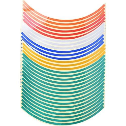 Car Reflective Stickers Tire Protection Decoration Motorcycle Accessories 18 Inch Wheel Rim Sticker High Quality New Arrival