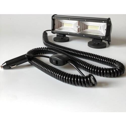 144w Car led headlight bar Magnetic holder ledbar 4x4 Offroad Autos Led work Camp Tent Rescue Repair Logging Fishing boat light