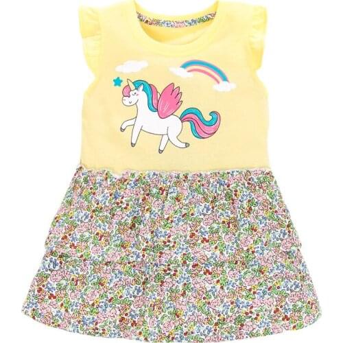 Bambino New Year 2021 Summer Dress 2-9 Years Baby Girl Dress Childrens Clothing Costumes for Kids Girls Fancy Dress of Child
