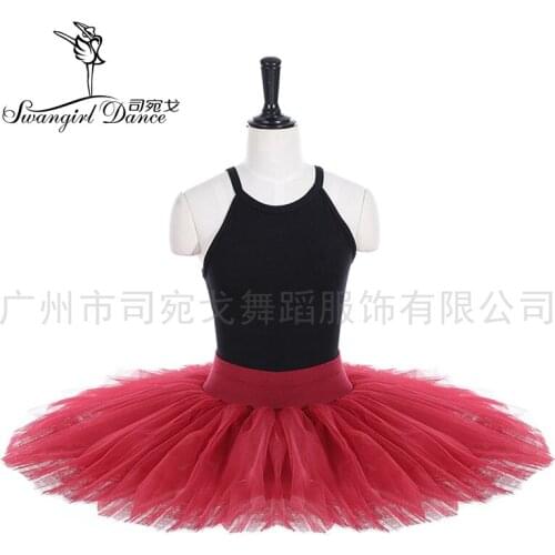 Adult burgundy Half Ballet Tutu girls ballerina tutu women pancake tutu skirt BT8923