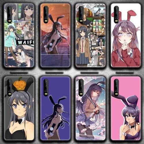 Anime Mai Sakurajima Phone Case for Huawei P20 P30 P40 lite E Pro Mate 40 30 20 Pro P Smart 2020