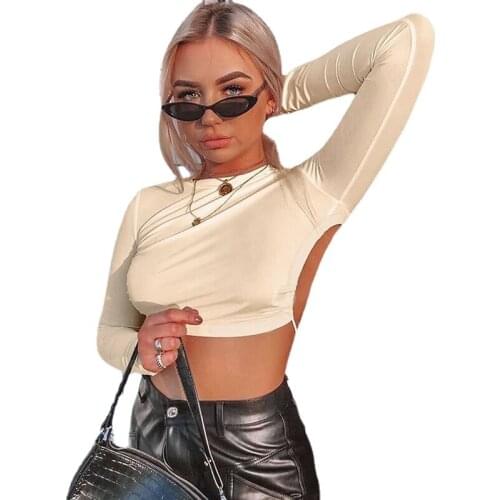 Женские футболки с длинным рукавом CNACNOO China At AliExpress