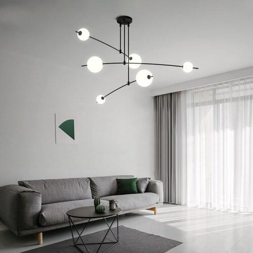 Designer Pendant Lamp Nordic Minimalist Living Room Home Deco Creative Magic Bean Pendant Lights Restaurant Bar Bedroom Hanglamp