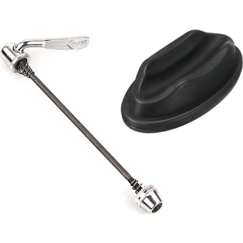 Hot AD-Bike Front Wheel Riser Block and Quick Release Rear Wheel Skewer for Indoor Bike Trainerndoor Bicycle Training Trainers