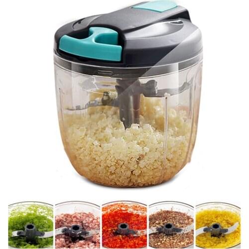 Multifunction Stainless Steel Blades Vegetable Fruit Twist Shredder Manual Meat Grinder Chopper Garlic Cutter Nuts Shredders