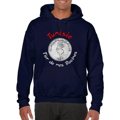 2019 Fashion Solid Color Men TUNISIE TUNISIA TUNISIAN Proud of My Roots Casual Hoodies Sweatshirt