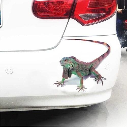 3D Animals Car Stickers Spider Gecko Insect Car Decal Simulation Car Tail Outside Sticker Decals Realistic Creative Decor