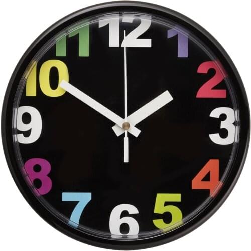 Colorful Minimalist Wall Clock Modern Design Art Personality Creative Bedroom Wall Clock Silent Reloj De Pared Home Decor DL60WC